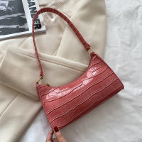 Crocodile Pattern PU Leather Handbags Female Shoulder Bag Fashion Ladies Armpit Bag Retro Casual Women Tote Small Clutch