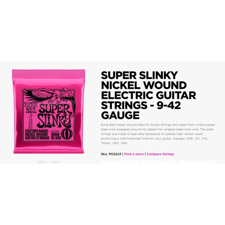 wowww-ernie-ball-สายกีตาร์ไฟฟ้า-9-super-slinkyแถมฟรี-ปิ๊กมูลค่า-45-บาท-2-อัน-1-ชุดครบ-6-เส้น-ราคาถูก-อุปกรณ์-ดนตรี-อุปกรณ์-เครื่องดนตรี-สากล-อุปกรณ์-เครื่องดนตรี-อุปกรณ์-ดนตรี-สากล