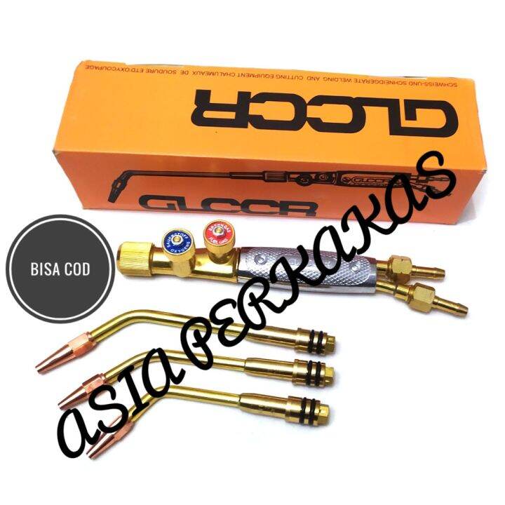 Samato Blander Las Welding Torch Double Seal 3 Mata Gold Blender Las