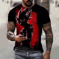 Anime T Shirt Wukong Graphic Printed 3D T Shirt Casual Fashion Crew Neck Short-Sleeved Streetwear Men T-shirt