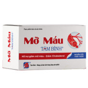 Hộp 60 viên Mỡ máu Tâm Bình - Hỗ trợ giảm mỡ máu, cholesterol và