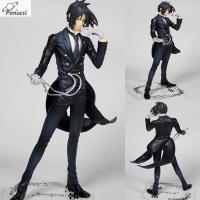 PANUCCI PVC Sebastian Michaelis เครื่องประดับตุ๊กตาอนิเมะของเล่นโมเดล Kids Toys สีดำบัตเลอร์อุปกรณ์ต่อพ่วงตุ๊กตาปีศาจ Kuroshitsuji ตุ๊กตาขยับแขนขาได้