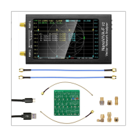 For NanoVNA-F V2 Vector Network Analyzer+RF DEMO Kit Black 5000MAh 50KHz-3GHz Antenna Analyzer HF VHF UHF VNA