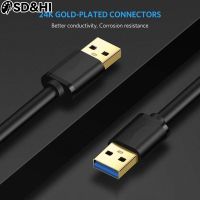 0.5m 1m USB to USB Extension Cable USB A Male to Male USB 3.0 2.0 Extender For Radiator Hard Disk TV Box USB Cable Extension