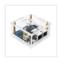 For Orange Pi R1 Plus LTS RK3328 Cortex-A53 Quad-Core 64-Bit 1GB LPDDR3 Development Board +Acrylic Case No Cooling Fan