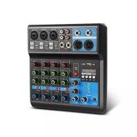 Audio 5 Channel Sound Mixer Professional Portable Console Computer Input 48v Power Live Broadcast Digital Newest USB Hot Sale