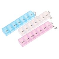 【YF】 Weekly 7 Days Daily Pill Box for Medicine French Holder Drug Case Organizer Tablet Container Waterproof Secret Compartments