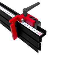 อลูมิเนียม Multi T-Track รั้วงานไม้ Mitre Track รั้ว,DIY T Slot Bandsaw Jig Mitre Track วงเล็บเลื่อน Mitre Gauge Backer