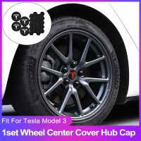 【CW】 Tesla 3 Car Styling Cover Silicone Tire Cap Screw Rim Hub Exterior Accessories