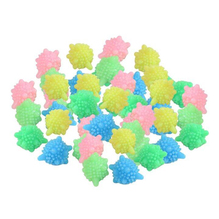 Solid Colorful Pvc Washer Balls Reusable Laundry Ball Dryer Balls Lint