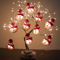 Snowman Christmas LED Garland String Light Merry Christmas Decorations For Home 2023 Cristmas Tree Ornament Xmas Navidad Gifts