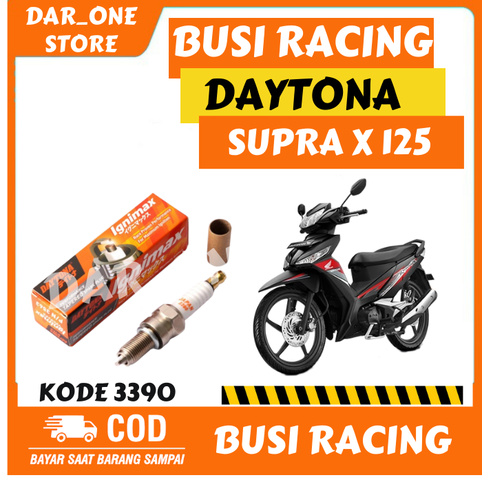 BUSI DAYTONA RACING ORIGINAL HONDA SUPRA X 125 IRIDIUM 3390 | Lazada ...