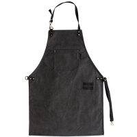 Washed Canvas Apron Barista Bartender Baker Chef Catering Uniform Florist Carpenter Tattoo Artist Painter Gardener Work Wear K91