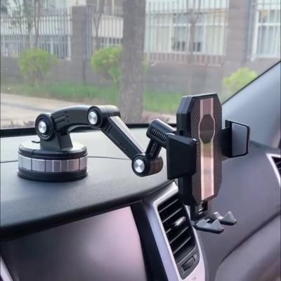 Strong Suction Cup Car Phone Holder Center Console Smartphone Sucker Mount Universal Bracket Windscreen Adjustable Support Car Mounts