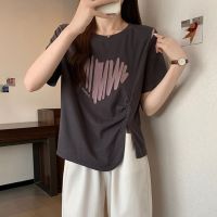 ﹉♚ Hollow out short sleeve T-shirt dress summer new chic han edition show thin big yards of irregular render unlined upper garment jacket