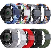 22 26Mm Quickfit Smart Watch Straps For Garmin Fenix 7 7X 6 6X Pro 5X 5 Plus 3HR 935 945 Braided Nylon Band Silicone Wristbands