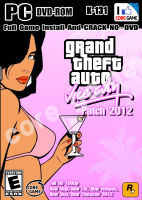 GTA vice city 2012 แผ่นเกมส์ แฟลชไดร์ฟ เกมส์คอมพิวเตอร์  PC โน๊ตบุ๊ค