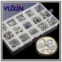 ✒ 240Pcs/Set External/Internal Tooth Lock Washer Assortment Kit A2 Stainless Steel 304 M3-M12 Star Lock Washers DIN6797A/DIN6797J