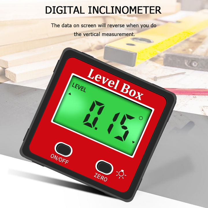 เครื่องวัดด้วยแม่เหล็ก-เครื่องมือวัด-inclinometer-หน้าจอ-lcd-กล่องระดับ-lnclination-เครื่องวัดมุม-360-องศา-universal-electronic-angle-ค้นหา-mini-digital-protractor-inclinometer