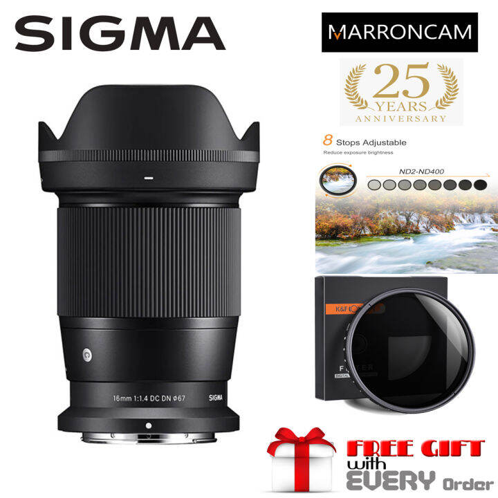 Sigma 16mm f/1.4 DC DN Contemporary Lens (Nikon Z) Lazada