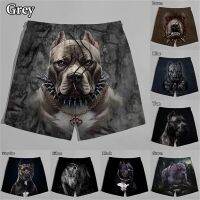 Dog 3D Print Cool Beach Shorts Pants Pet American Bully Mens Womens Street Shorts Summer Digital Hombre Ropa Swimming Trunks