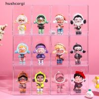 [hushcorgi] กล่องอะคริลิคใส กันฝุ่น วางซ้อนกันได้ สําหรับเก็บของเล่น สะสม