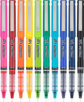 PILOT Precise V5 Stick Liquid Ink Rolling Ball Stick Pens, Extra Fine Point (0.5mm) Assorted Ink Colors, 10-Pack (12562) 10 Count (Pack of 1) Assorted Colors Pens