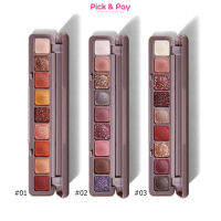 อายแชโดว์ พาเลา 9สี เนื้อดินน้ำมัน สีสวย ติดทน กันน้ำ 9ช่อง DKL019