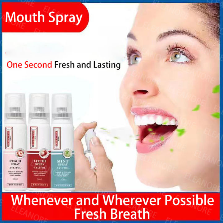 20ML Mouth Spray Breath Freshener Oral Spray Reflesh Breath Freshener