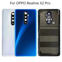 New Back Glass Oppo RMX1931 Battery Cover Rear Door Housing with Lens logo