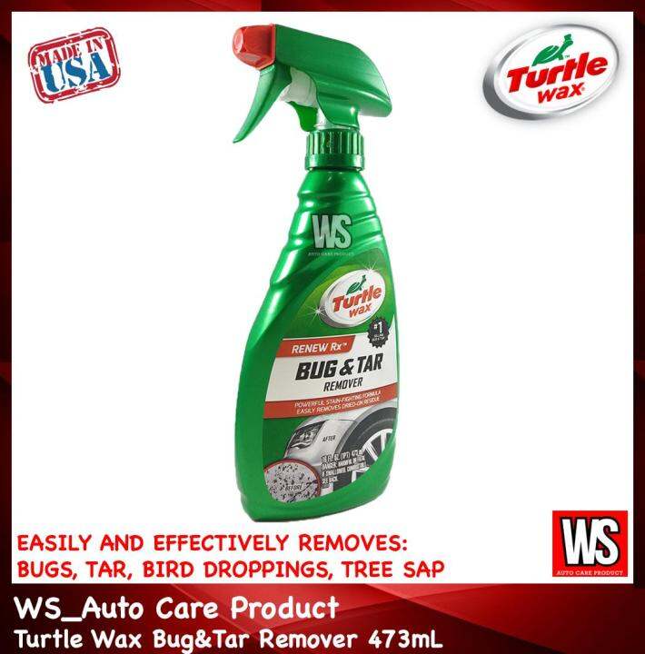 Turtle Wax Bug & Tar Remover 473mL Lazada