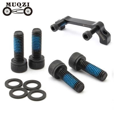 MUQZI 4Pcs Bike M6 Disc Brake Adapter Screw M6x18/35mm Brake Caliper Mount Bolt MTB Road Bicycle Cycling Parts Accessories