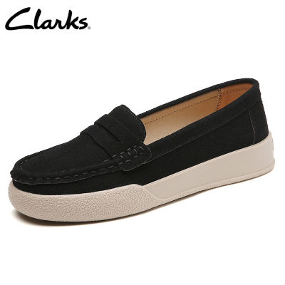 Clarks_Womens Freckle Ice Shoes Ortholite Casual Nubuck Shoes Classic Durable Lightweight Fashion