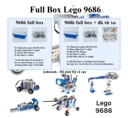 Lego 9686 Full Box lắp 100+ mô hình gợi ý cho bé 6+ có Thùng nhựa