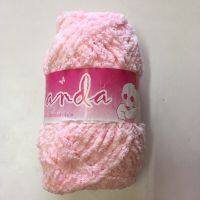 ไหมพรม ขนแกะ panda S&amp;C 40 กรัม สี 103 สีชมพูอ่อน