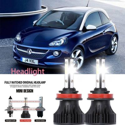 หลอดไฟหน้ารถยนต์ LED LAI 40w 6000k สีขาว สําหรับ Vauxhall ADAM (M13) 2014.07-2018.11