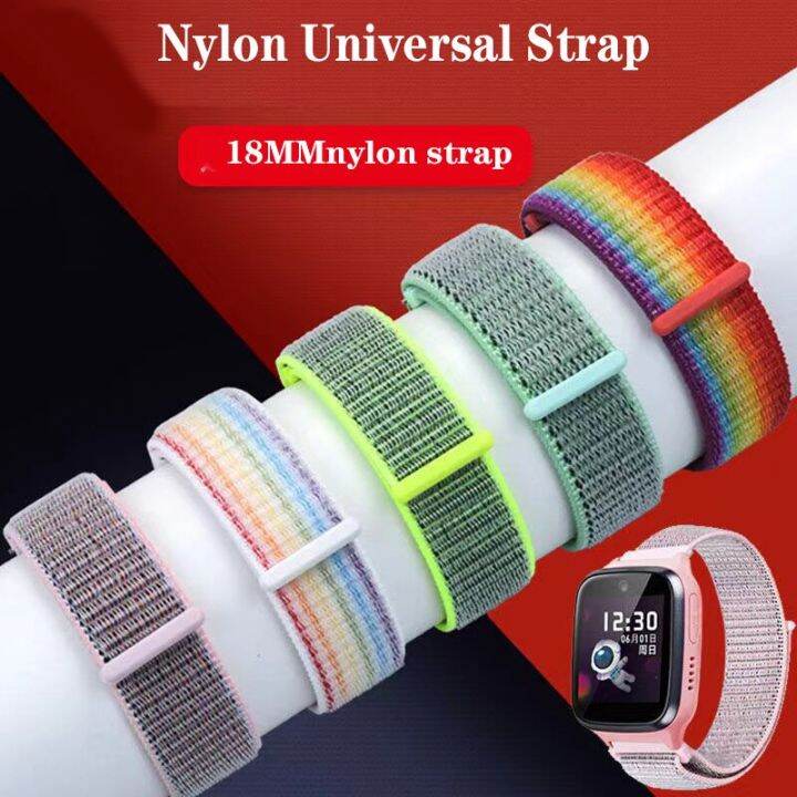 18MM Sports Nylon Loop Band For Xiaomi Mi Smart Watch Straps Women