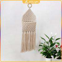 พรมผนังอุปกรณ์ขลิบสำหรับห้องนั่งเล่น WBLight Macrame ทางเข้า