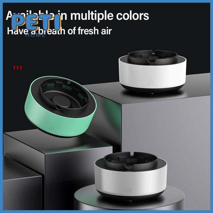 PETIHOME Car Workplace Clean air Air filtration Intelligent Ashtray  Smokeless Ashtray Air Purifier