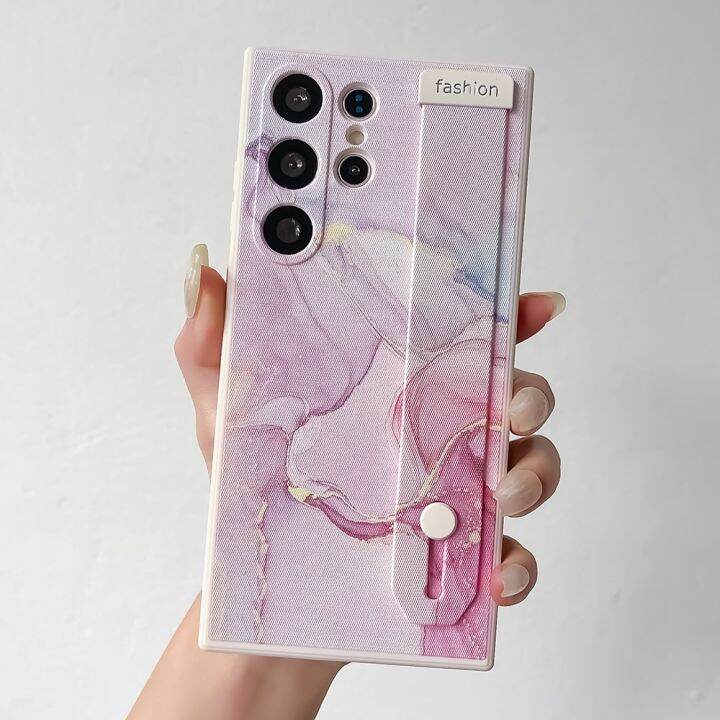 shine-electron-เคสที่วางโทรศัพท์เพื่อ-samsung-s20-s21-s22-s23-fe-plus-note-10-20เคสสายรัดข้อมือ-tpu-นิ่มหินอ่อนพิเศษ