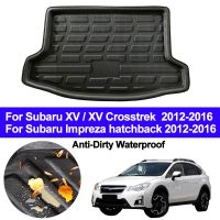 เสื่อถาดใส่อาหารพรมปูพื้นฝากระโปรงหลังที่เก็บของสำหรับ Subaru XV/กันชนรถ XV Crosstrek /Impreza Hatchback 2012 - 2014 2015 2016