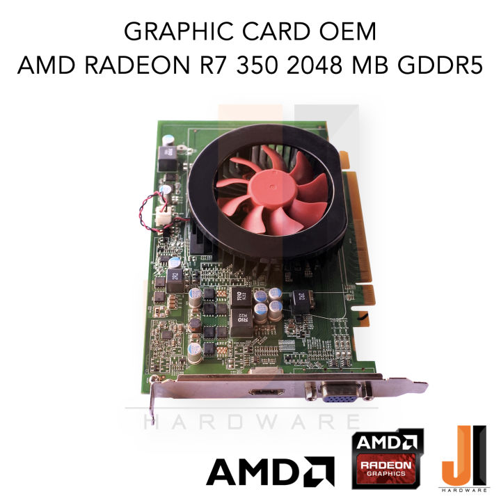 graphic-card-amd-radeon-r7-350-2048mb-128-bit-gddr5-oem-vgd-hdmi-สินค้ามือสองสภาพดีมีการรับประกัน