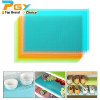 2/4pcs Refrigerator Waterproof Mats Non-Slip Can Be Cut Fridge Shelf Liner Washable Fridge Pads Mat Drawer Table Placemats