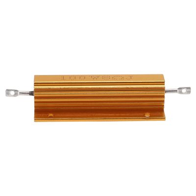 Gold Aluminum Clad Power Resistor Resistance 100W