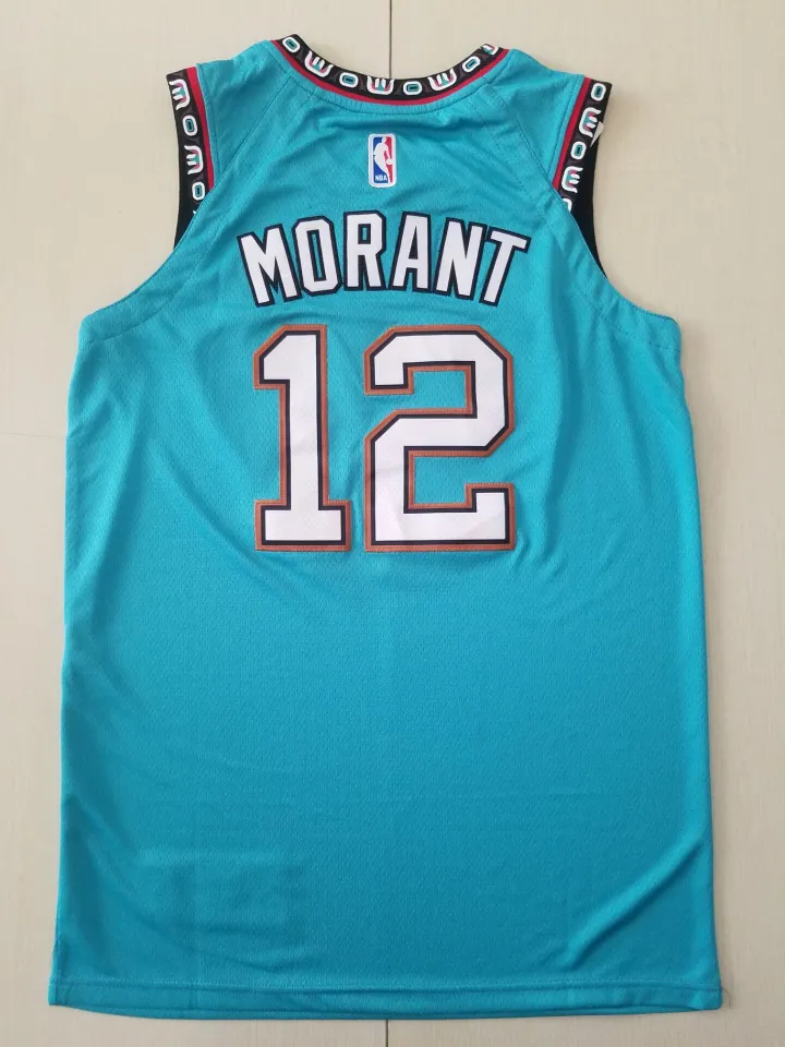 Hot Sale Men's 2019-20 Memphis Grizzlies #12 Ja Morant 25th Season