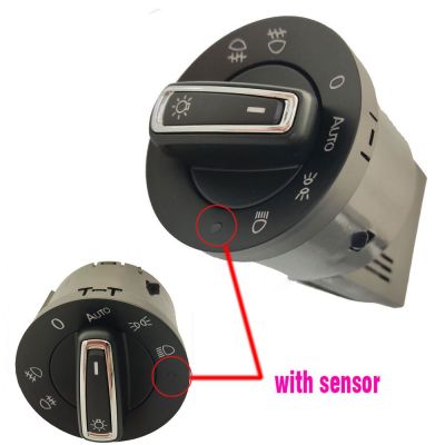 Car Headlight Fog Lamp Switch Headlamp Switch Car Accessorie For VW Amarok Touran Caddy Golf 5 6 7 POLO PQ / MQB For Skoda