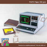 โมเดล เครื่องคอมพิวเตอร์คลาสสิก TRS-80 MODEL III โมเดลกระดาษ ตุ๊กตากระดาษ Papercraft (สำหรับตัดประกอบเอง)