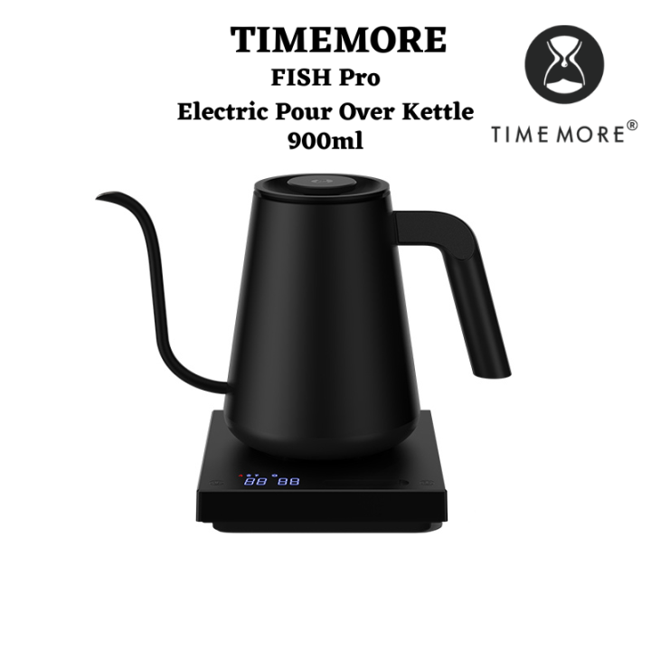 New version TIMEMORE FISH Pro Electric Pour Over Kettle Black 900ml
