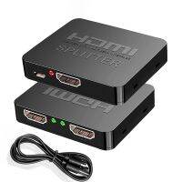 ℡✆ 4K HDMI Splitter 1x2 1x4 HDMI Switch 1 in 2 out Video Distributor Splitter 1080P Dual Display for TV PC Laptop Monitor Projector