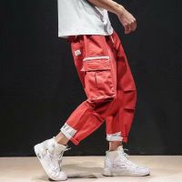 2022 new loose Long Pant Men cargo pants Baggy Trousers Fashion Fitted Bottoms street wear hip hop Pocket pant